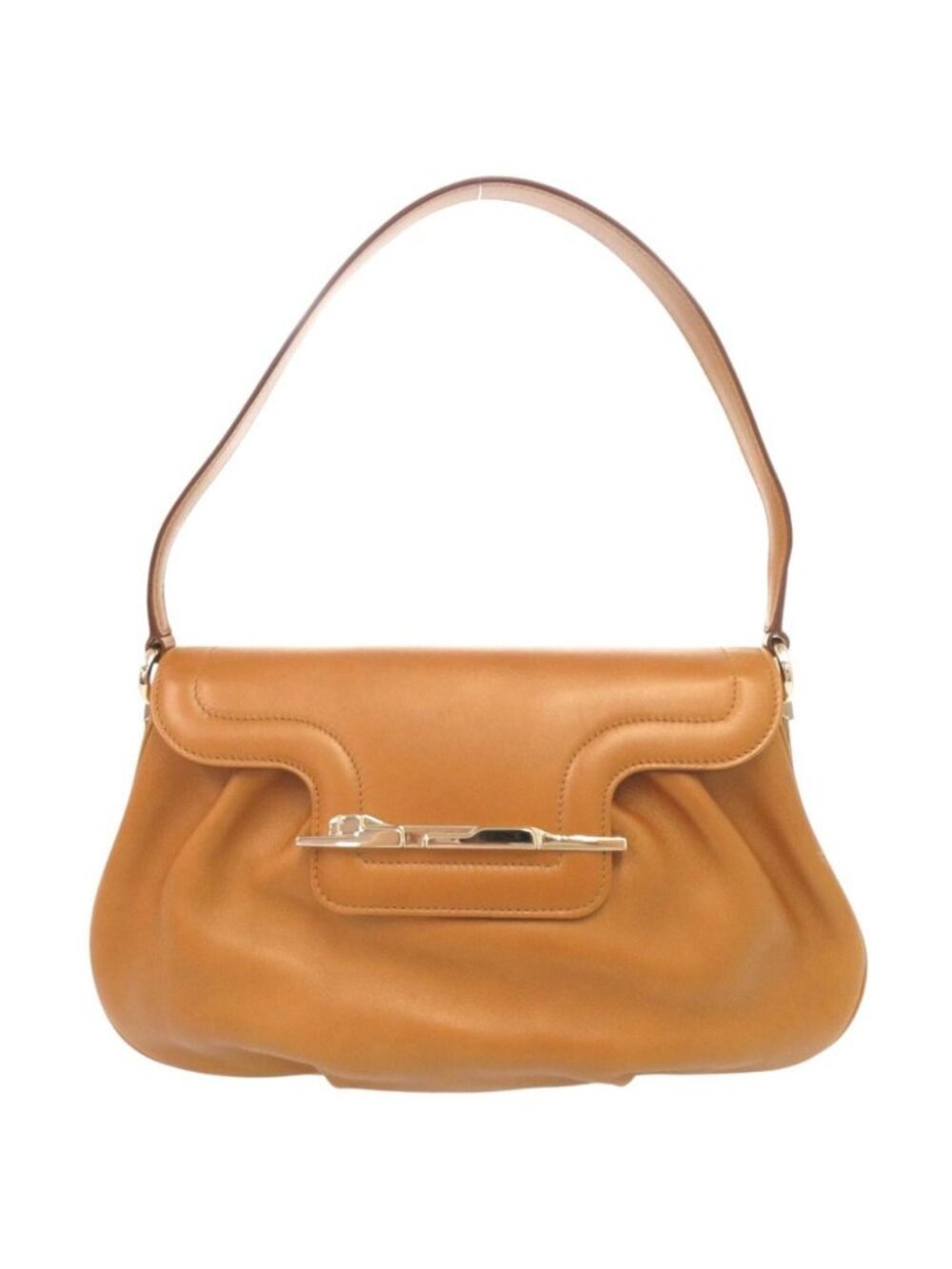 Cartier Panthere Leather Camel Shoulder Bag